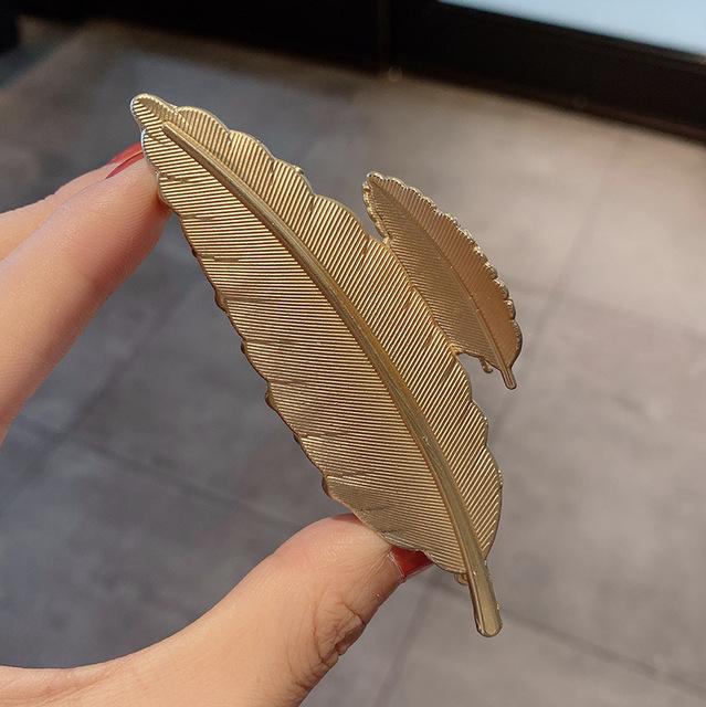 Women Elegant Gold Silver Hollow Geometric Metal Hair Claw Hairpin Headband Crab Hair Clips Hair Accessories