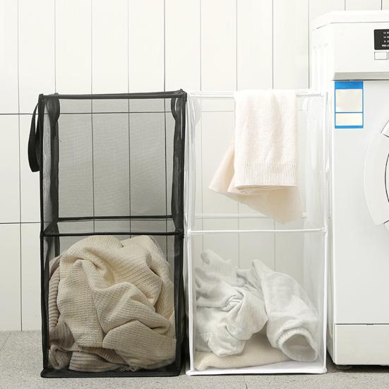 Прочная квадратная корзина для белья, многофункциональная экономия места