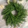 Artificial Pine and Cypress Garland Artificial Pine Needle Green Plant Christmas Window Decoration Home Door Hanging Decoration