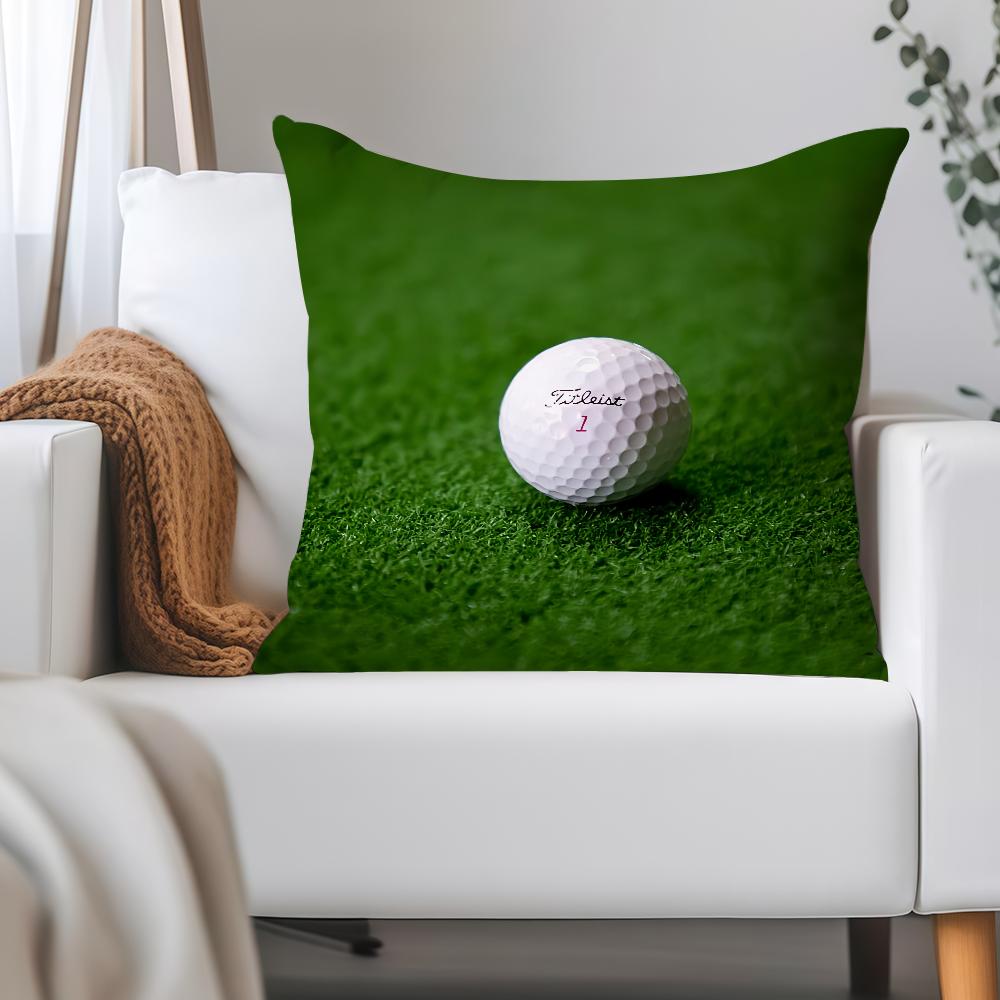 Sport Golf Ball Golf T-Titleist Pillow Case Applicable Space For Guest Rooms Interiors Cars Office House Decoration