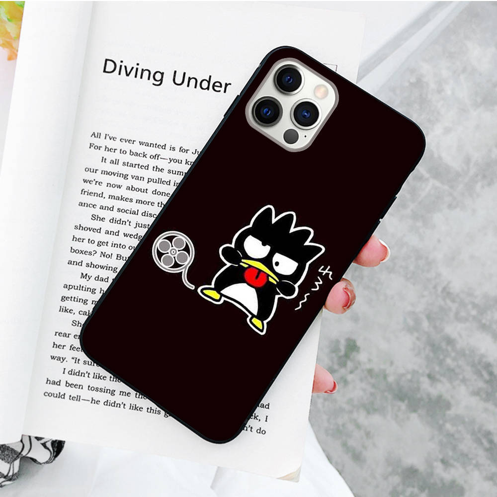 Черный чехол JZ14 Bad badtz-Maru для OPPO Reno 8 6 5 4 Pro Plus Find X3 A17 A3 A31 A38 A40 A53 A54 A55 A74 A76 A78 A77 A80 A94 A95 A96 Lite