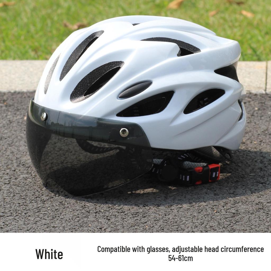 Unisex Mountain Bike Helmet with Goggles