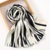 Design Fashion Classic Scarf  For Women Soft Hijab Print Color Foulard Shawls Wraps Muslim Scarves Winter Keep Warm Scarf