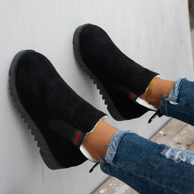 Новые осенне-зимние женские ботинки, женская обувь, женские ботильоны на низком каблуке, женская теплая флисовая обувь на платформе, зимние ботинки Bottes