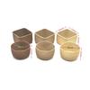 Handcrafted Miniature Dollhouse Basket Woven Storage Organizer for Scene Decoration and Display