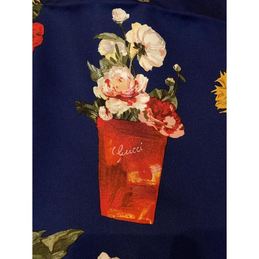 Б/у Шарф GUCCI 100% Шелк СДЕЛАНО В ИТАЛИИ