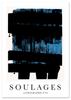 Poster Abstraction Soulages Black Blue