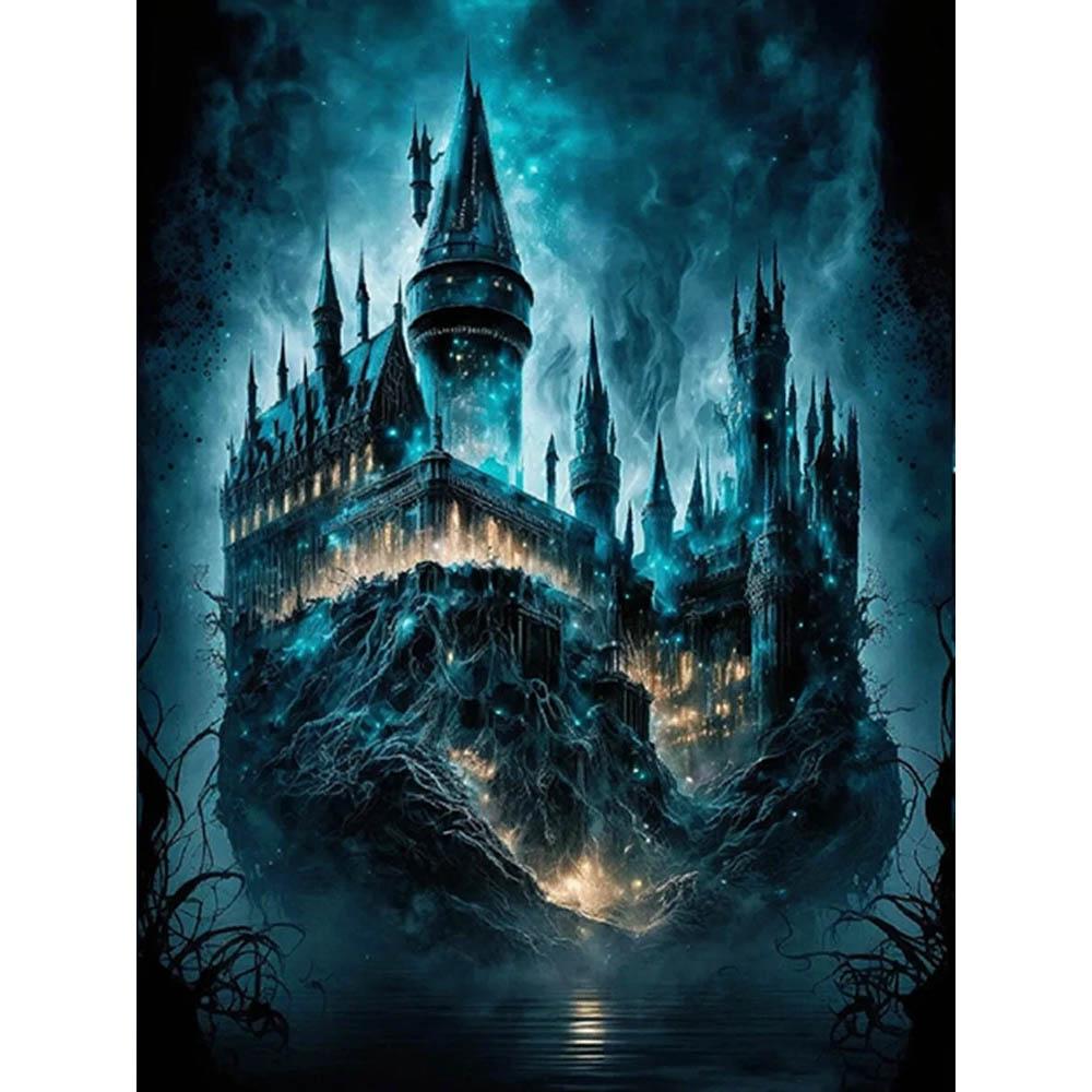 Гарри Поттер Школа Магии 5D Алмазная Живопись DIY Вышивка Крестом Замок Мозаика Вышивка Стразами Домашний Декор Подарок для Детей
