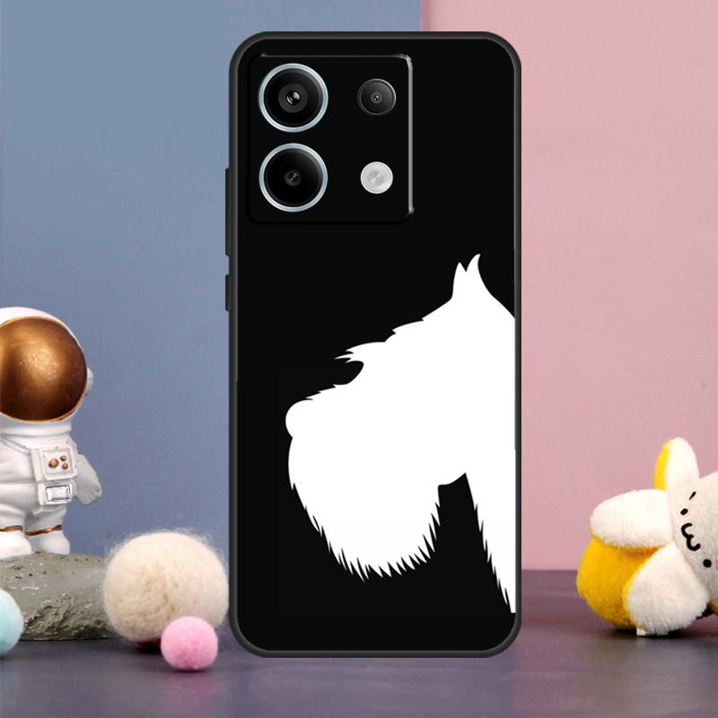 Мультяшный чехол для собаки Шнауцер для Xiaomi Redmi Note 13 11 9 10 12 Pro Plus 12S 11S 10S 9S Redmi 12 10C 12C 13C