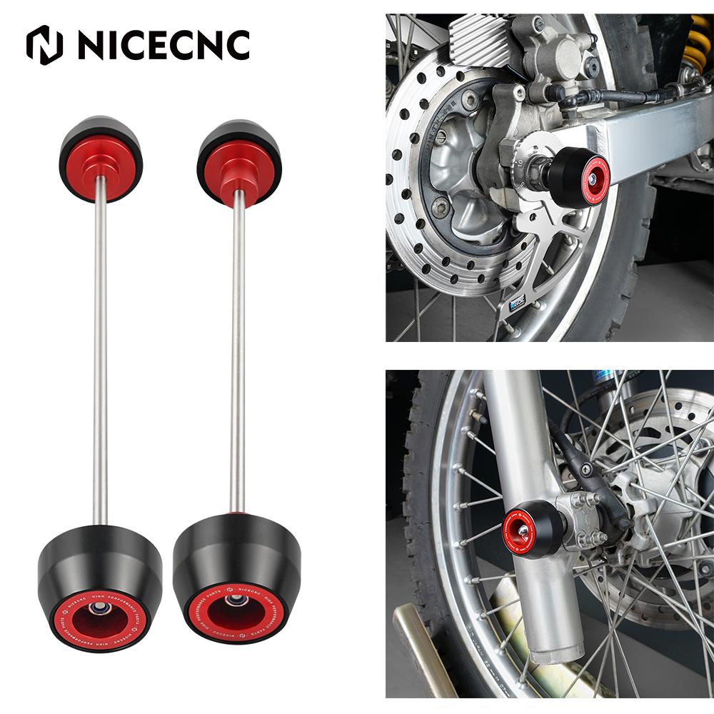 NICECNC For HONDA XR650L XR 650L 650 L 1993-2022 2021 2020 2019 Front Rear Axle Slider Falling Crash Pad Protector Accessories