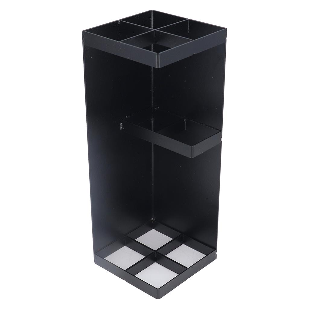 Umbrella Storage Stand Minimalist Sturdy Smart Umbrella Stand with Removable Drip Tray for Home Hotel Lobby Black