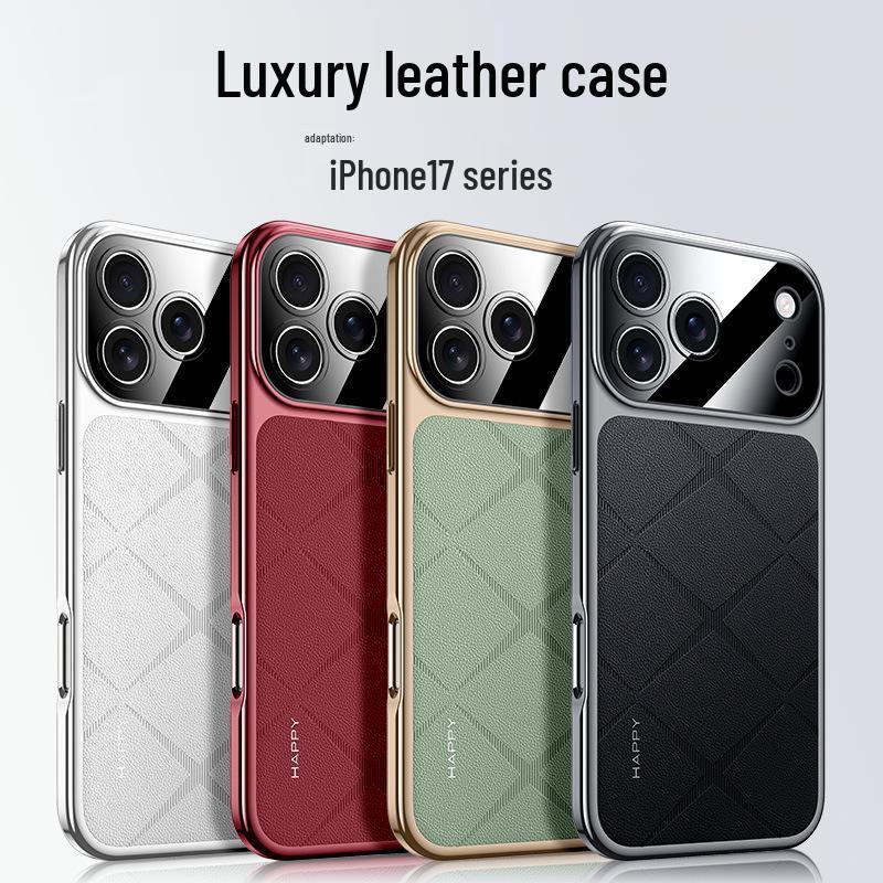 Ультратонкий роскошный кожаный чехол для iPhone 17 Pro Max: Персонализированная мягкая обложка премиум-класса