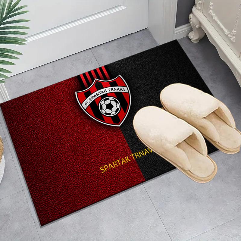 1PC FC Spartak Trnava Rug Game Carpet, Floor Mat for Bedroom Living Room Entryway Rug, Home Decor Idea Gift for Christmas birthday
