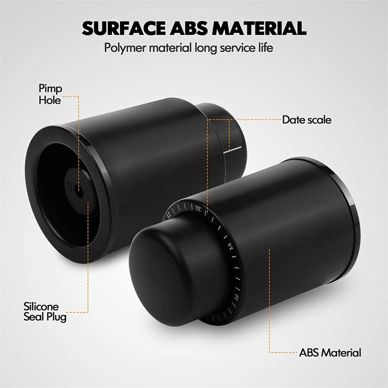 Пробки для винных бутылок, многоразовые пробки для вина, вакуумный контейнер для сохранения вина с шкалой времени, вакуумные пробки для вина.