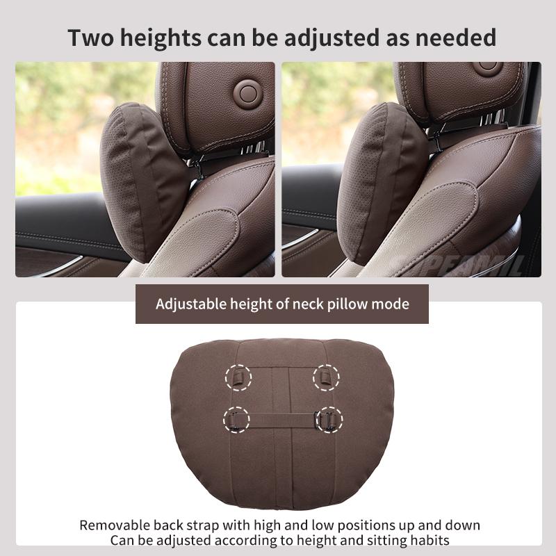 HPYG2 For BMW M X1 X3 X5 X6 G20 G30 E36 E39 E46 E90 E92 F15 F20 F25 F30 Car Headrest Neck Support Seat Lumbar Cushion Soft Neck Pillow