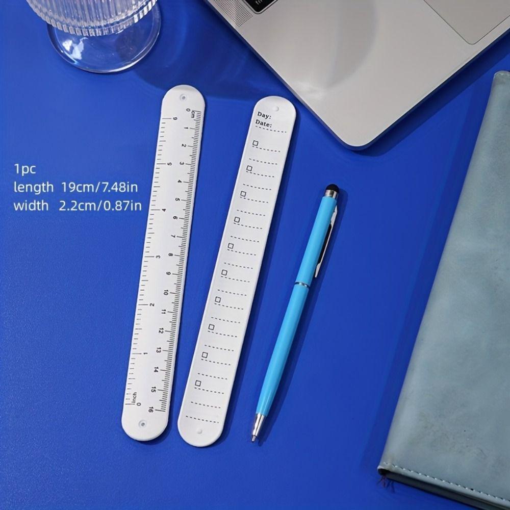 Planner Memo Memo Pad Silicone Slap Bracelets Writable Planner Note School Supplies