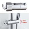 Rotatable Shower Head Holder Round Pipe Riser Rail Bracket Hardware Bath Accessories