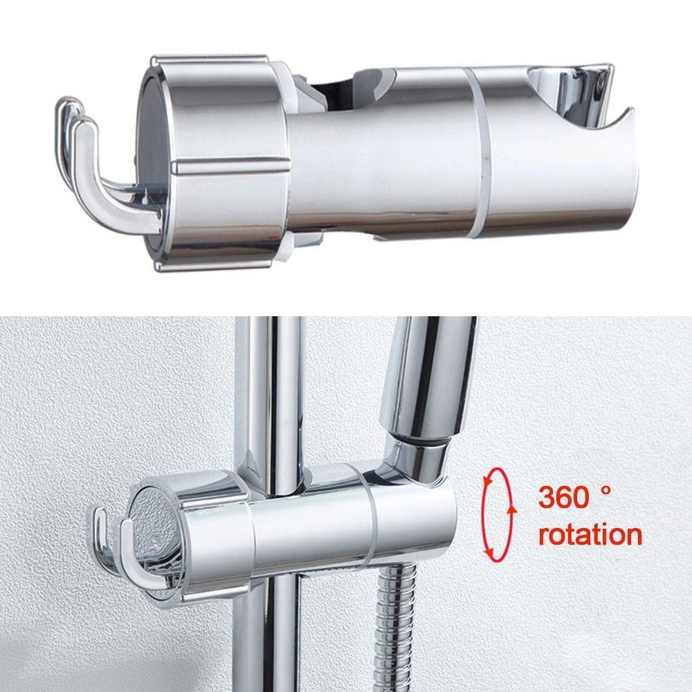 Rotatable Shower Head Holder With Storange Hook Sprayer Fixed Base Hardware Bath Accessories