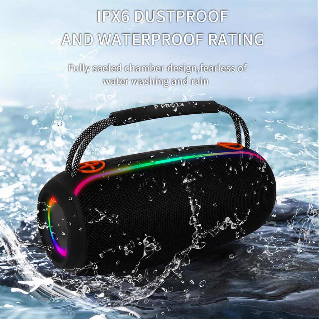 PRO13 Bluetooth-динамик Портативный RGB-светильник для улицы Настольный динамик высокой мощности