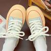 Холщовые туфли женские весна лето повседневные прогулочные платформы вулканизированные туфли женские модные массивные кроссовки Zapatos Para Mujer