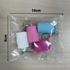 Practical Silicone Keychain Cap Accessories Portable Durable Holder Keychain Compatible For Lipgloss Storage And Balm Cap