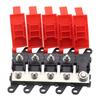 Distribution Block 1 In 4 Out 4-way Fuse Holder 200A  Multi-pole Fuse Block