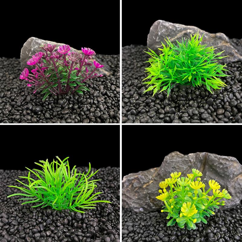 Artificial Plants Fish Tank Decoration Aquarium Decorative Ornaments Simulation Water Weeds Leaves Grass Plant Accessories