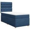 Maison Exclusive - Sommier à lattes de lit avec matelas Bleu 100x200 cm Tissu
