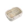 Wheat Straw Food Box With Soup Bowl For Student Lunches And Office Meal Prep
