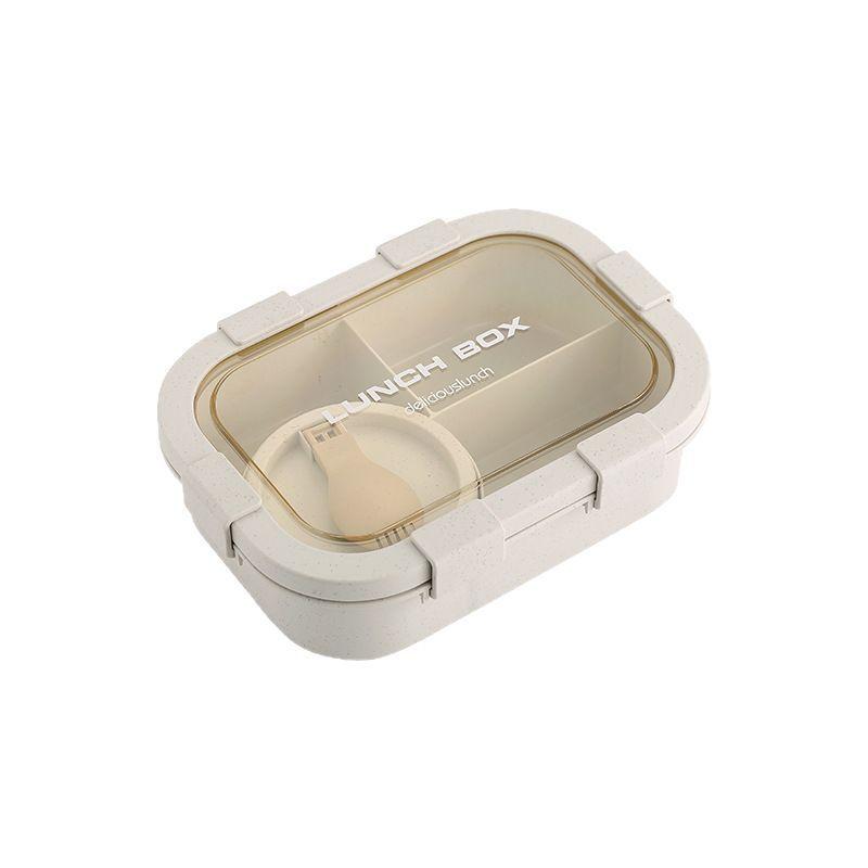 Wheat Straw Food Box With Soup Bowl For Student Lunches And Office Meal Prep