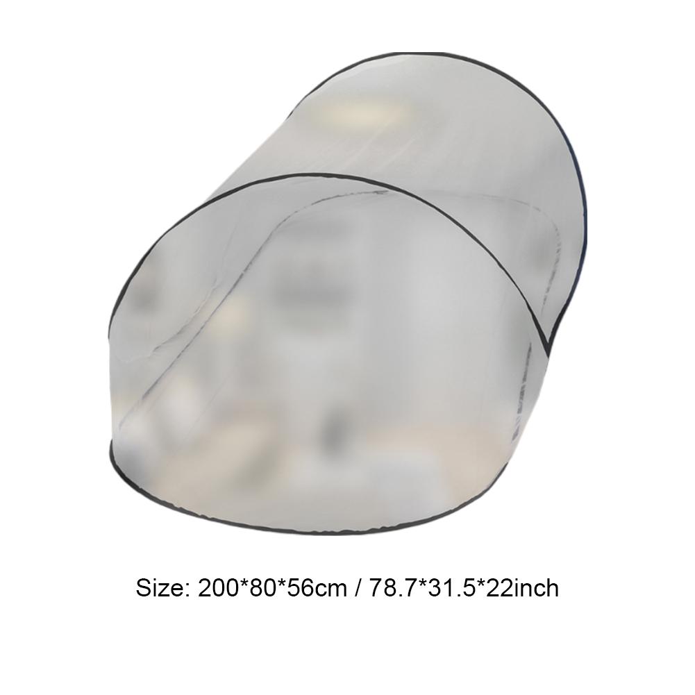 Складная москитная сетка с застежкой-молнией для путешествий и кемпинга. Легкая портативная защита от насекомых, идеально подходящая для использования на открытом воздухе.