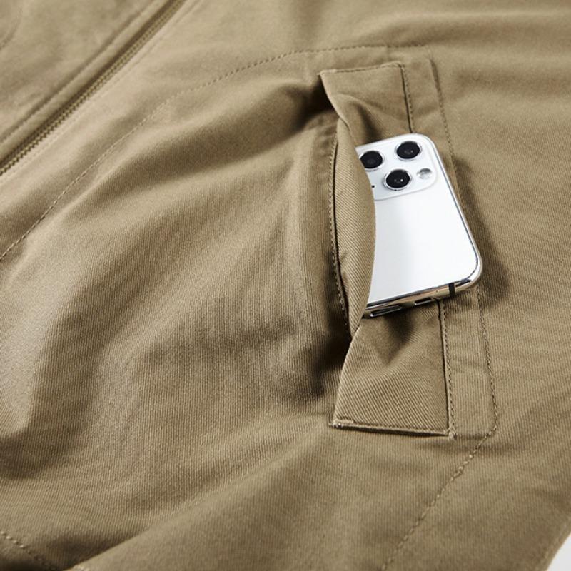 Зимняя модная куртка с отложным воротником, мужская куртка-бомбер, мужская ветровка, утепленные куртки, пальто, мужская одежда, повседневная куртка для инструментов