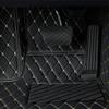 Leather Car Floor mats For Hyundai Santa Fe   5 seats Carpets Rugs Pads Interior Parts Accessories