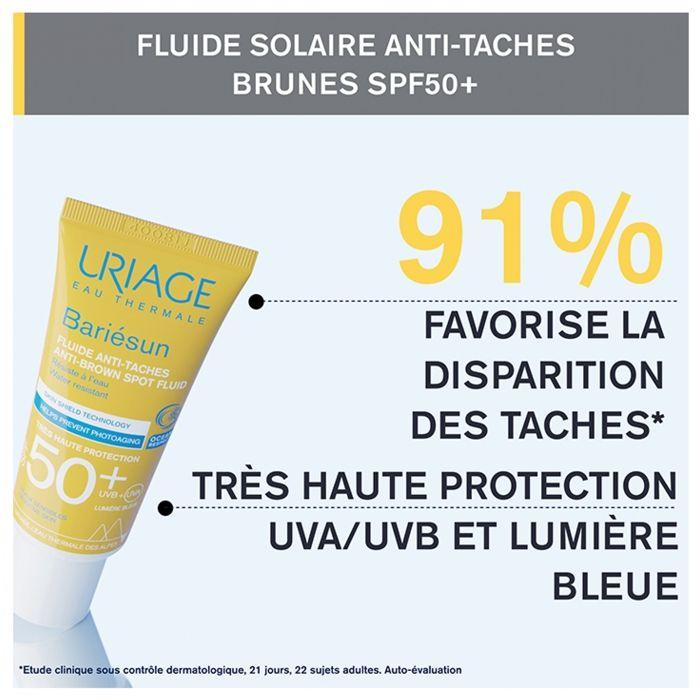 Fluide solaire anti-taches - URIAGE - Bariésun - SPF50+ - Sans parfum - Anti-taches