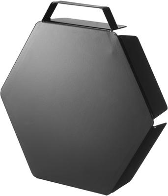 Yamazaki Jitsugyo 1414 Чехол для подставки под подставку, черный xx H4см, защита от грязи, защита от брызг масла, ширина 21,8, глубина 21,7 (Включая ручку)