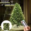 50M 100M LED String Lights 8 Modes Wire Fairy Lights Garland For Outdoor New Year Christmas Party Street Home Tree Decoration