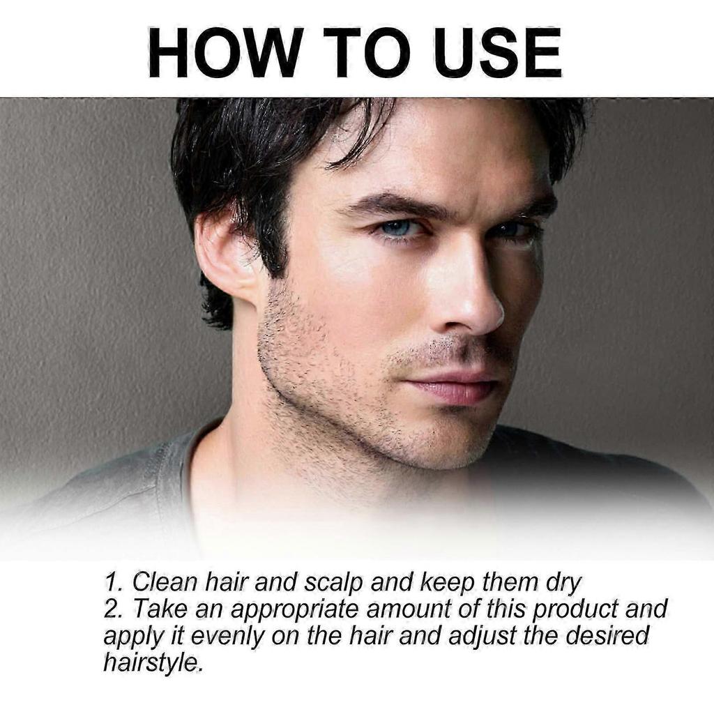 Styling Hair Wax For Men, Strong Hold Hair Wax, 50g Hair Styling Wax For Men, Natural Shine, Non-sticky Wax, Easy To Wash Out