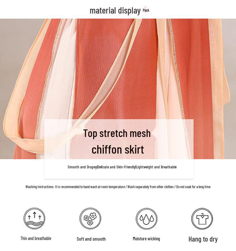 Свободный этнический костюм для танца Хань Тан для женщин — в стиле феи.