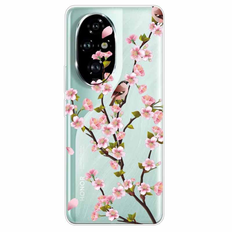 For Honor 200 / 200 Lite / 200 Pro Case Clear Soft TPU Lovely Silicone Back Cases for Honor 200 Pro Transparent Cat Bumpers