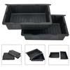 Garden Indoor Office Outdoor Storage Tray Black Box 40cmx12cmx27cm Accessories Parts Replacement TPE For Tesla