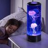 7 Color-Changing LED Jellyfish Lamp LED Mood Aquarium Ocean Night Light Bedroom Desktop Decor Light Birthday Gift for Kids