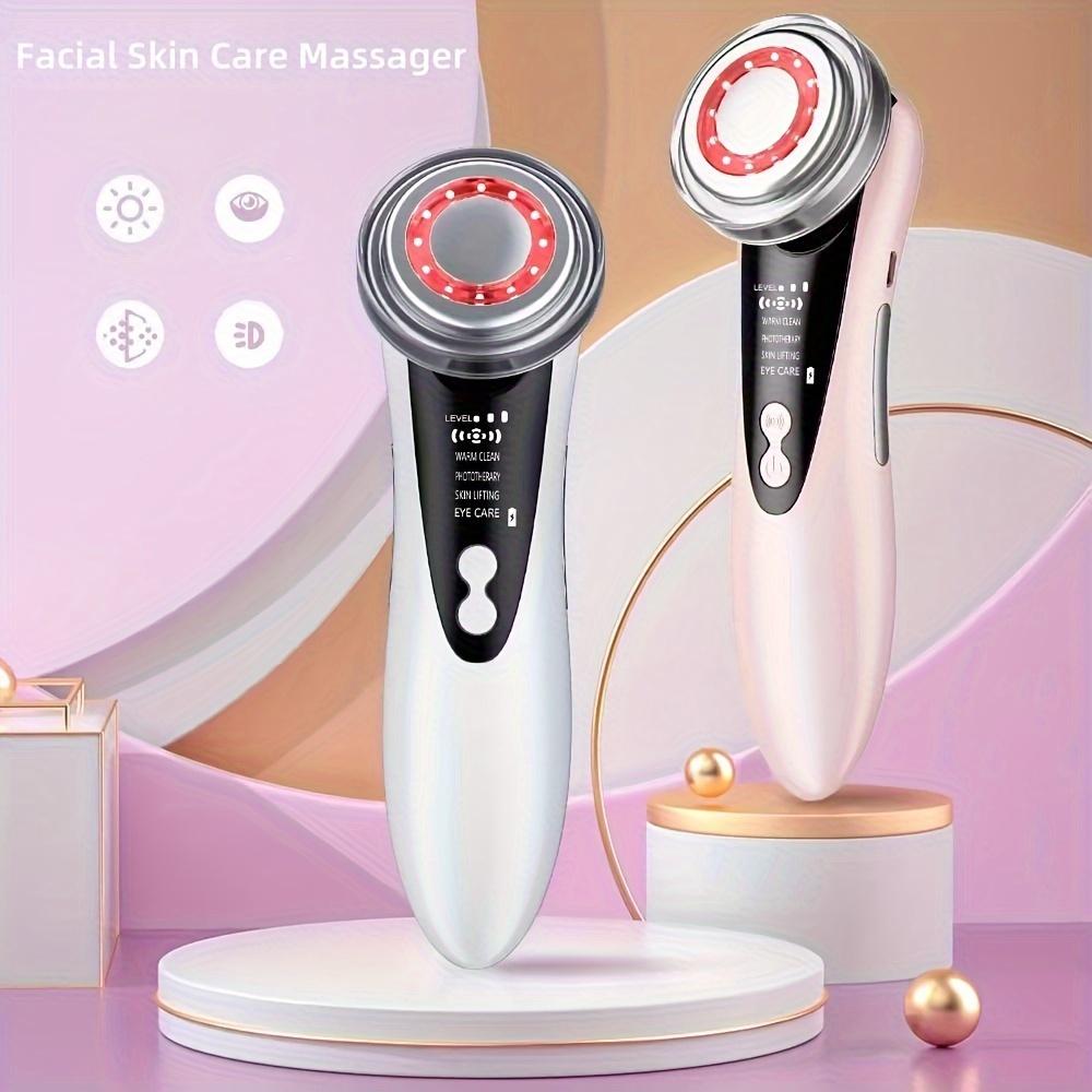 1pc Electric Facial Massager for Wrinkles & Anti-Aging - Rechargeable USB Charged Skin Care Device with High-Quality Conduction Head