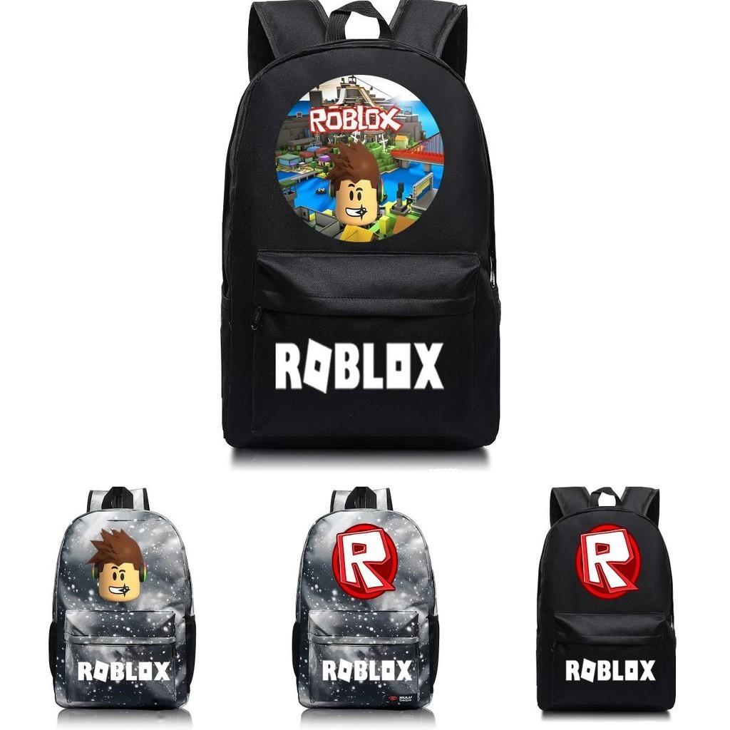 Детский школьный рюкзак Roblox с узором, звездным фоном и большой вместимостью