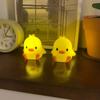 Silicone Duck Night Light Cartoon Bedside Lamp Decoration Gift Sleeping Lamp  Baby Children Kid