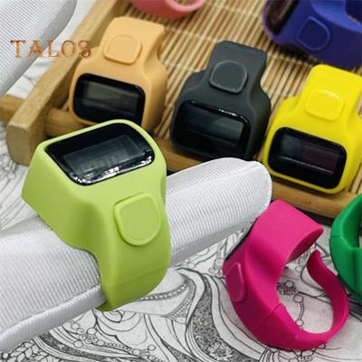 3 шт. Электронный счетчик-кольцо со светодиодной подсветкой, 5-значный счетчик цифр, ЖК-цифровой дисплей, ручной кликер, сбрасываемый мини-счетчик