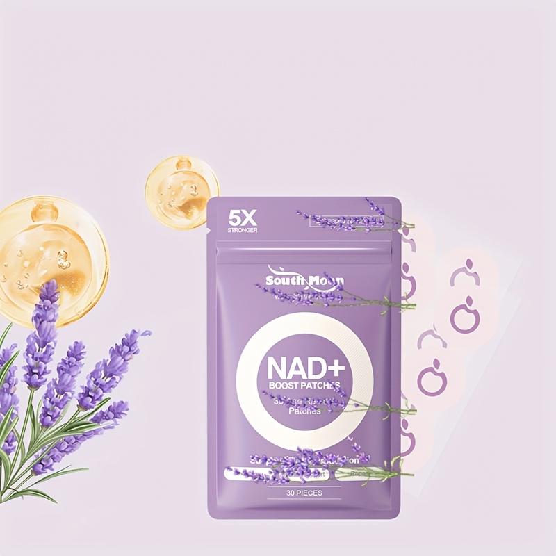 Патчи для повышения уровня NAD+ Усиленная формула 5X с Ацетилгексапептидом 8, Усилителем NAD+, Маслом Лаванды и FAD Подходит для всех типов кожи
