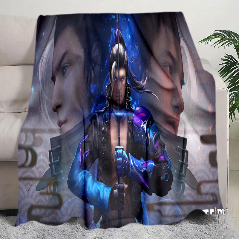 Cyberpunk Plush Blanket Perfect All Seasons Soft Comfortable Sofa Office Nap Travel Birthday Gift Christmas Present