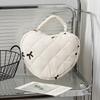 Floral Woman Travel Makeup Bag With Large Capacity And Quilted Design For Home Storage