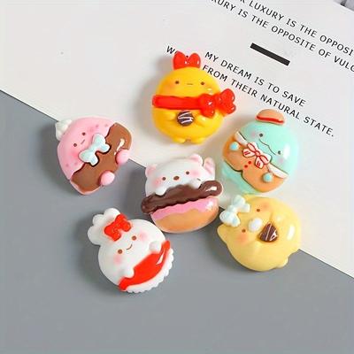Мультяшные DIY Полимерные Аксессуары Крем-Клей Ручной Работы Заколка для Волос Аксессуары для Чехла Телефона