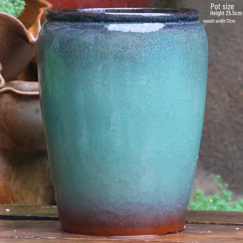 Yixing Coarse Pottery Orchid Planter - Breathable Zisha Ceramic Succulent Flower Pot